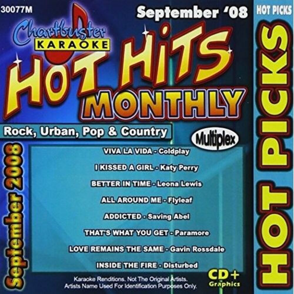 Various Artists - Karaoke: Hot Hits September 2008  CD